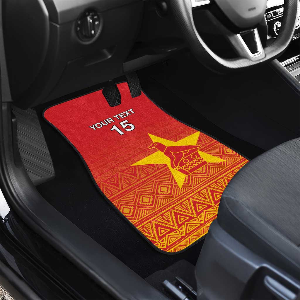 Custom Zimbabwe Cricket Car Mats Go Champions