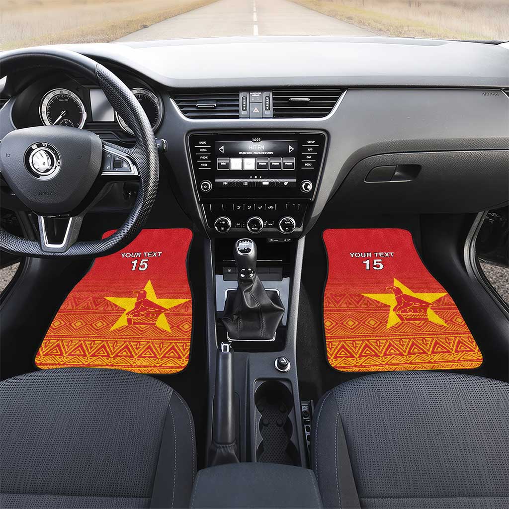 Custom Zimbabwe Cricket Car Mats Go Champions