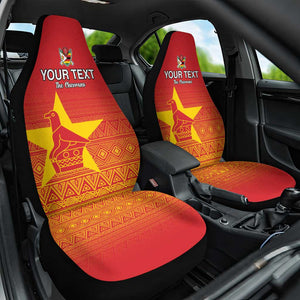 Custom Zimbabwe Cricket Car Seat Cover Go Champions