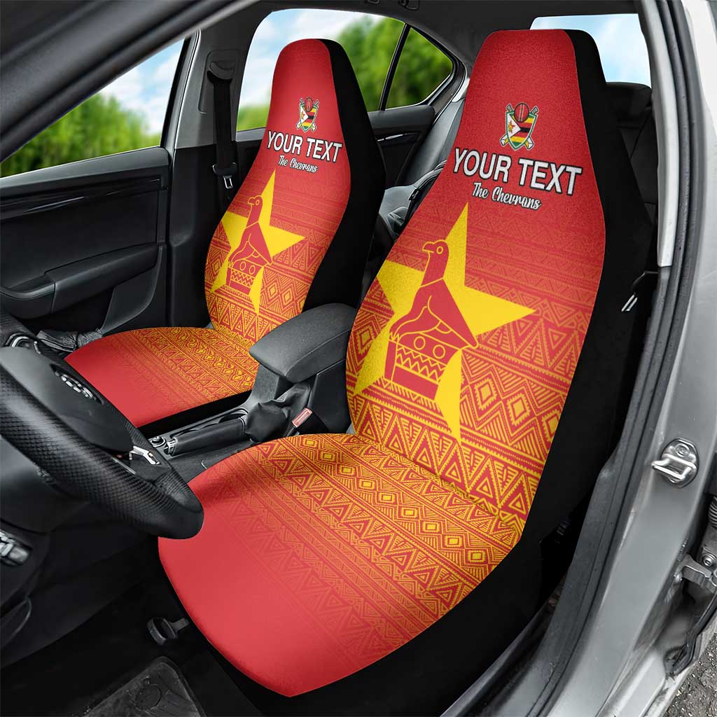 Custom Zimbabwe Cricket Car Seat Cover Go Champions