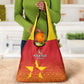 Custom Zimbabwe Cricket Grocery Bag Go Champions