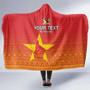 Custom Zimbabwe Cricket Hooded Blanket Go Champions