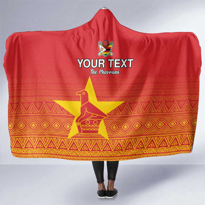 Custom Zimbabwe Cricket Hooded Blanket Go Champions
