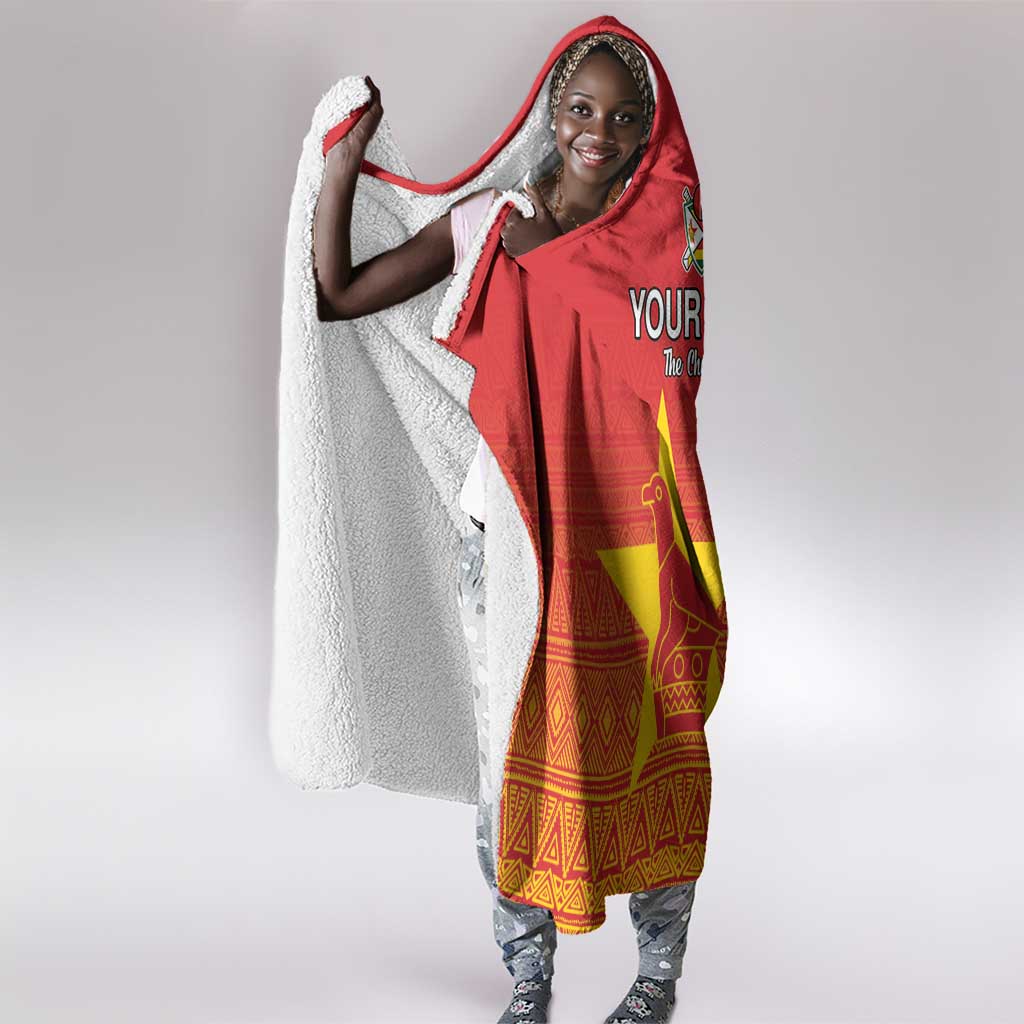 Custom Zimbabwe Cricket Hooded Blanket Go Champions