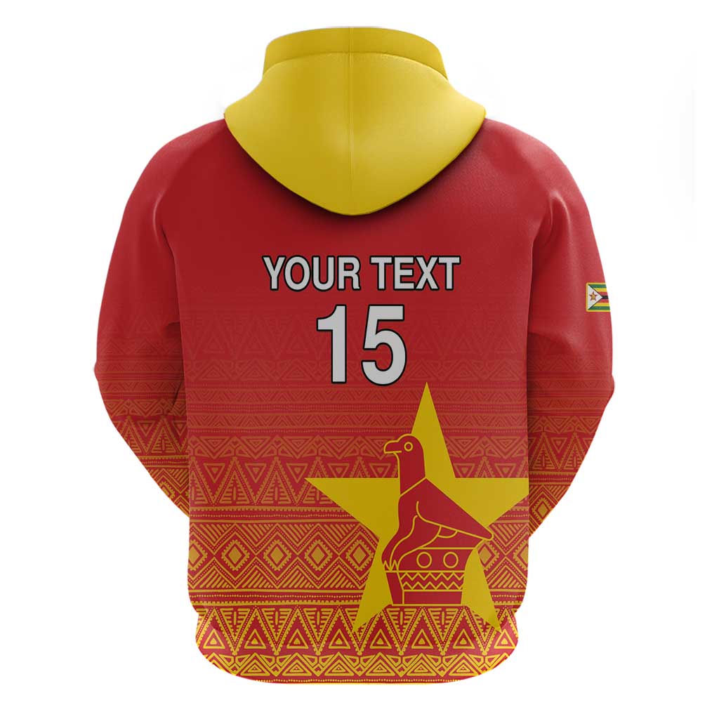 Custom Zimbabwe Cricket Hoodie Go Champions