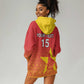 Custom Zimbabwe Cricket Hoodie Dress Go Champions