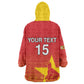 Custom Zimbabwe Cricket Kid Wearable Blanket Hoodie Go Champions