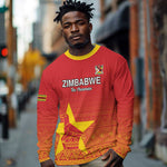Custom Zimbabwe Cricket Long Sleeve Shirt Go Champions