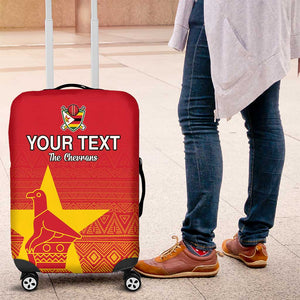 Custom Zimbabwe Cricket Luggage Cover Go Champions