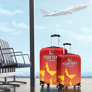 Custom Zimbabwe Cricket Luggage Cover Go Champions