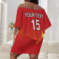 Custom Zimbabwe Cricket Off Shoulder Short Dress Go Champions