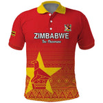 Custom Zimbabwe Cricket Polo Shirt Go Champions