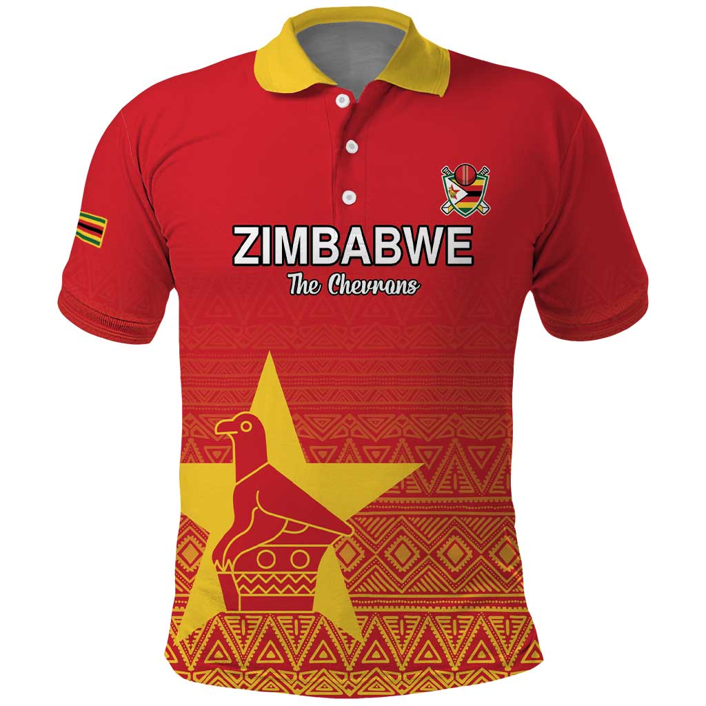 Custom Zimbabwe Cricket Polo Shirt Go Champions