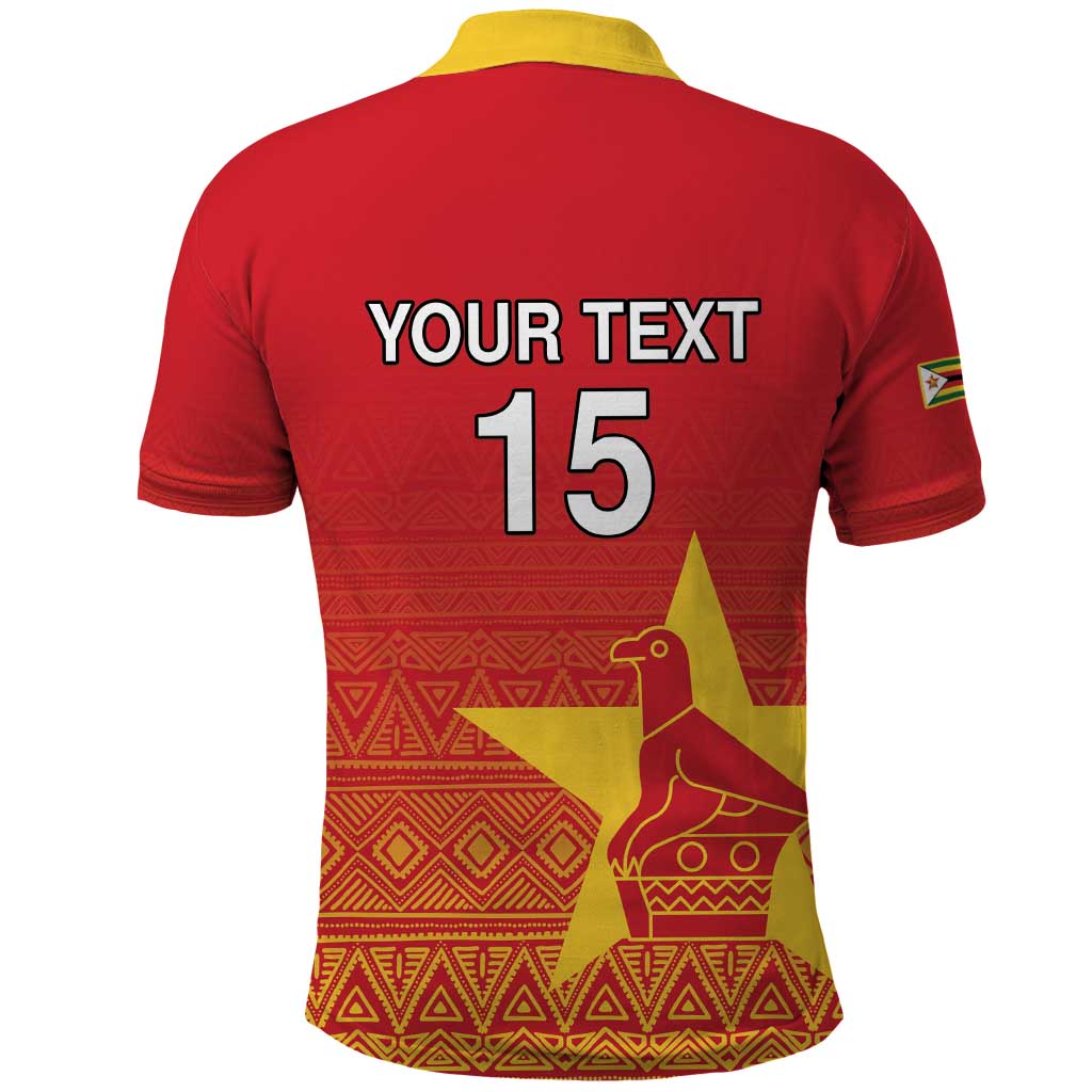 Custom Zimbabwe Cricket Polo Shirt Go Champions