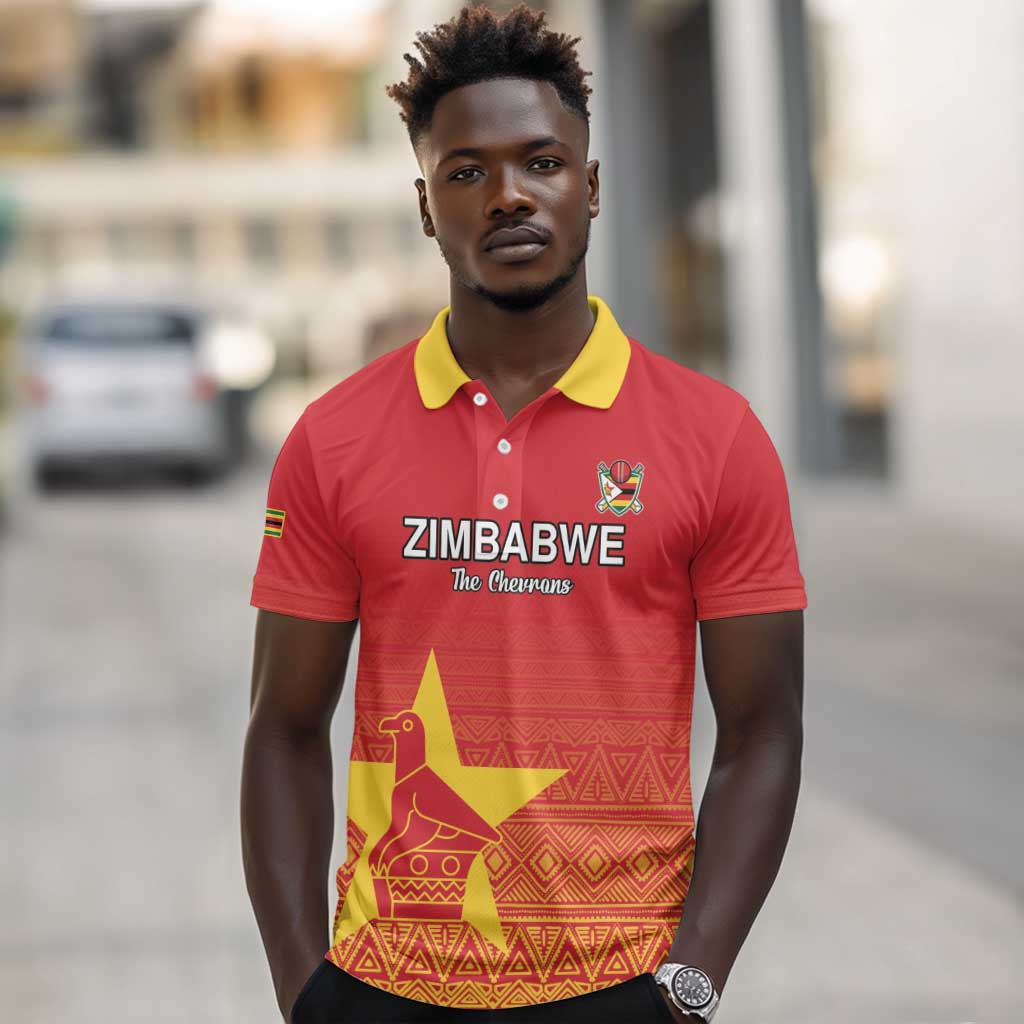 Custom Zimbabwe Cricket Polo Shirt Go Champions