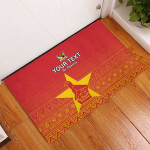 Custom Zimbabwe Cricket Rubber Doormat Go Champions