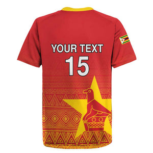 Custom Zimbabwe Cricket Rugby Jersey Go Champions