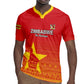 Custom Zimbabwe Cricket Rugby Jersey Go Champions