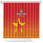 Custom Zimbabwe Cricket Shower Curtain Go Champions