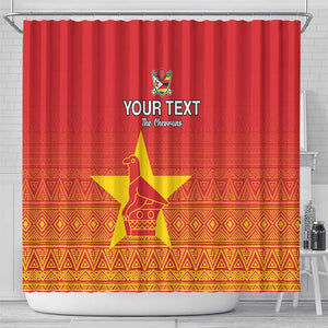 Custom Zimbabwe Cricket Shower Curtain Go Champions