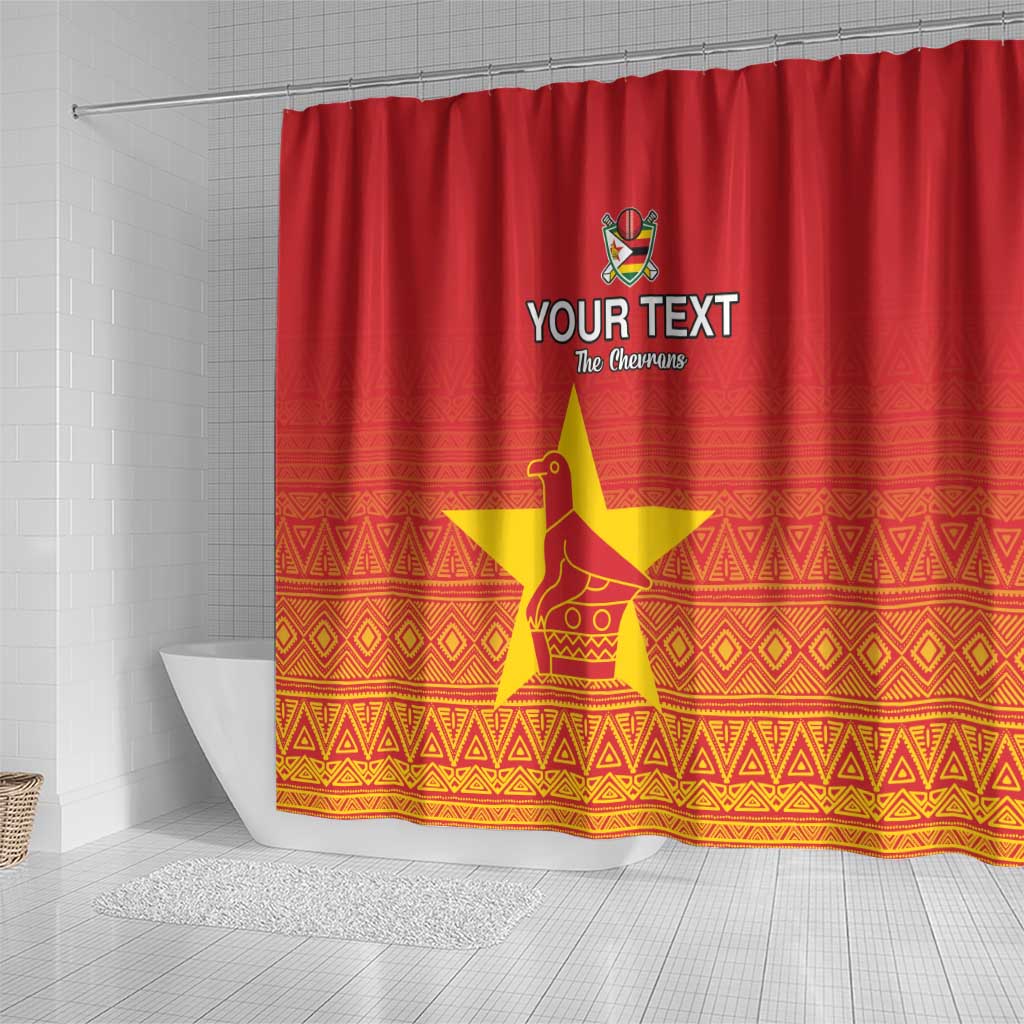 Custom Zimbabwe Cricket Shower Curtain Go Champions