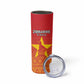 Custom Zimbabwe Cricket Skinny Tumbler Go Champions