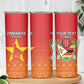 Custom Zimbabwe Cricket Skinny Tumbler Go Champions