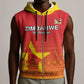 Custom Zimbabwe Cricket Sleeveless Zip Hoodie Go Champions - African Pride