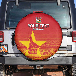 Custom Zimbabwe Cricket Spare Tire Cover Go Champions