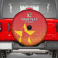 Custom Zimbabwe Cricket Spare Tire Cover Go Champions