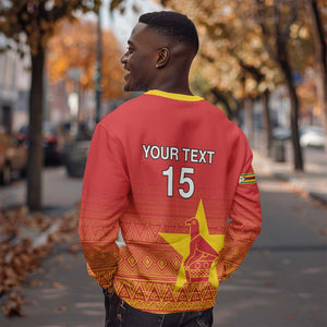 Custom Zimbabwe Cricket Sweatshirt Go Champions