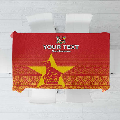 Custom Zimbabwe Cricket Tablecloth Go Champions