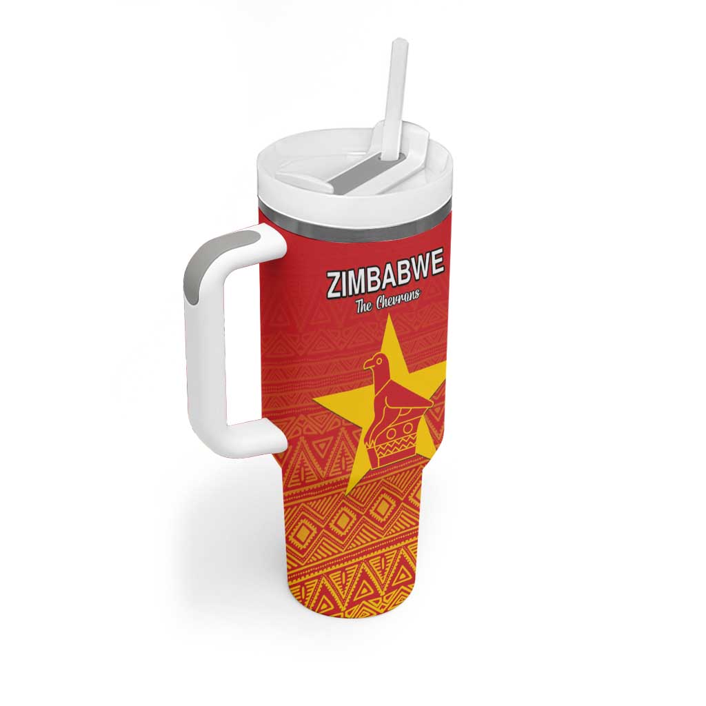 Custom Zimbabwe Cricket Tumbler With Handle Go Champions