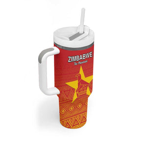 Custom Zimbabwe Cricket Tumbler With Handle Go Champions