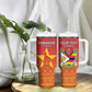 Custom Zimbabwe Cricket Tumbler With Handle Go Champions