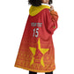 Custom Zimbabwe Cricket Wearable Blanket Hoodie Go Champions