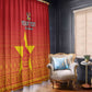 Custom Zimbabwe Cricket Window Curtain Go Champions