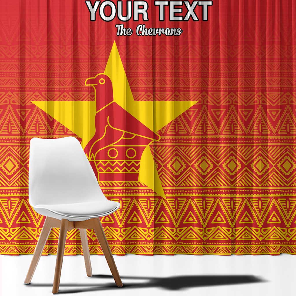 Custom Zimbabwe Cricket Window Curtain Go Champions