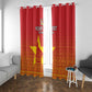 Custom Zimbabwe Cricket Window Curtain Go Champions