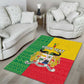 Personalised Afro Benin Area Rug Flag Style - African Pattern