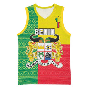 Personalised Afro Benin Basketball Jersey Flag Style - African Pattern - African Pride