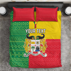 Personalised Afro Benin Bedding Set Flag Style - African Pattern