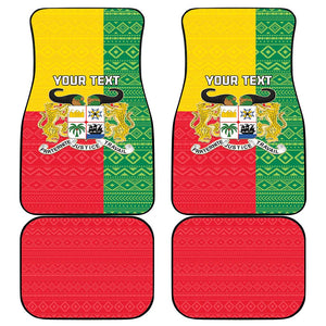 Personalised Afro Benin Car Mats Flag Style - African Pattern