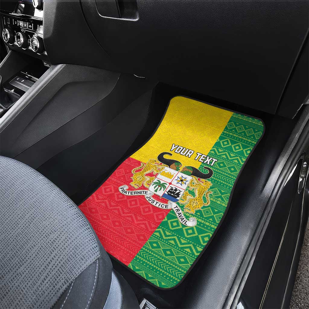 Personalised Afro Benin Car Mats Flag Style - African Pattern