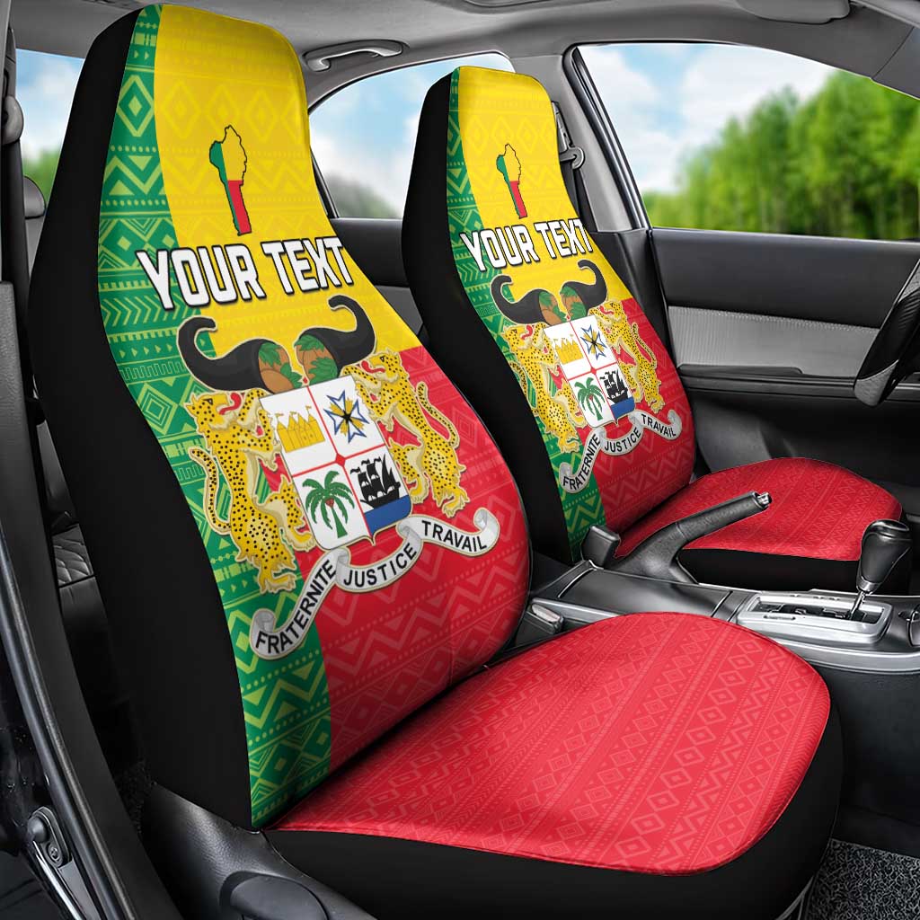 Personalised Afro Benin Car Seat Cover Flag Style - African Pattern
