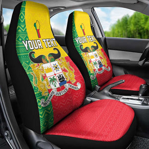 Personalised Afro Benin Car Seat Cover Flag Style - African Pattern