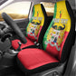 Personalised Afro Benin Car Seat Cover Flag Style - African Pattern