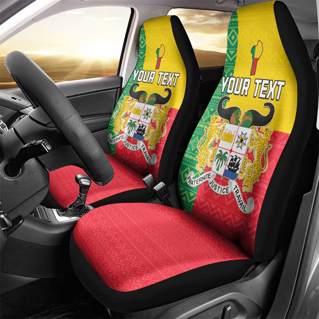 Personalised Afro Benin Car Seat Cover Flag Style - African Pattern
