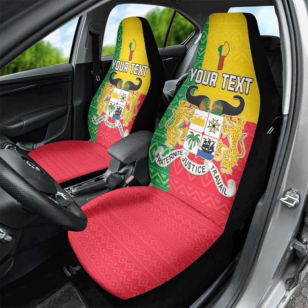 Personalised Afro Benin Car Seat Cover Flag Style - African Pattern