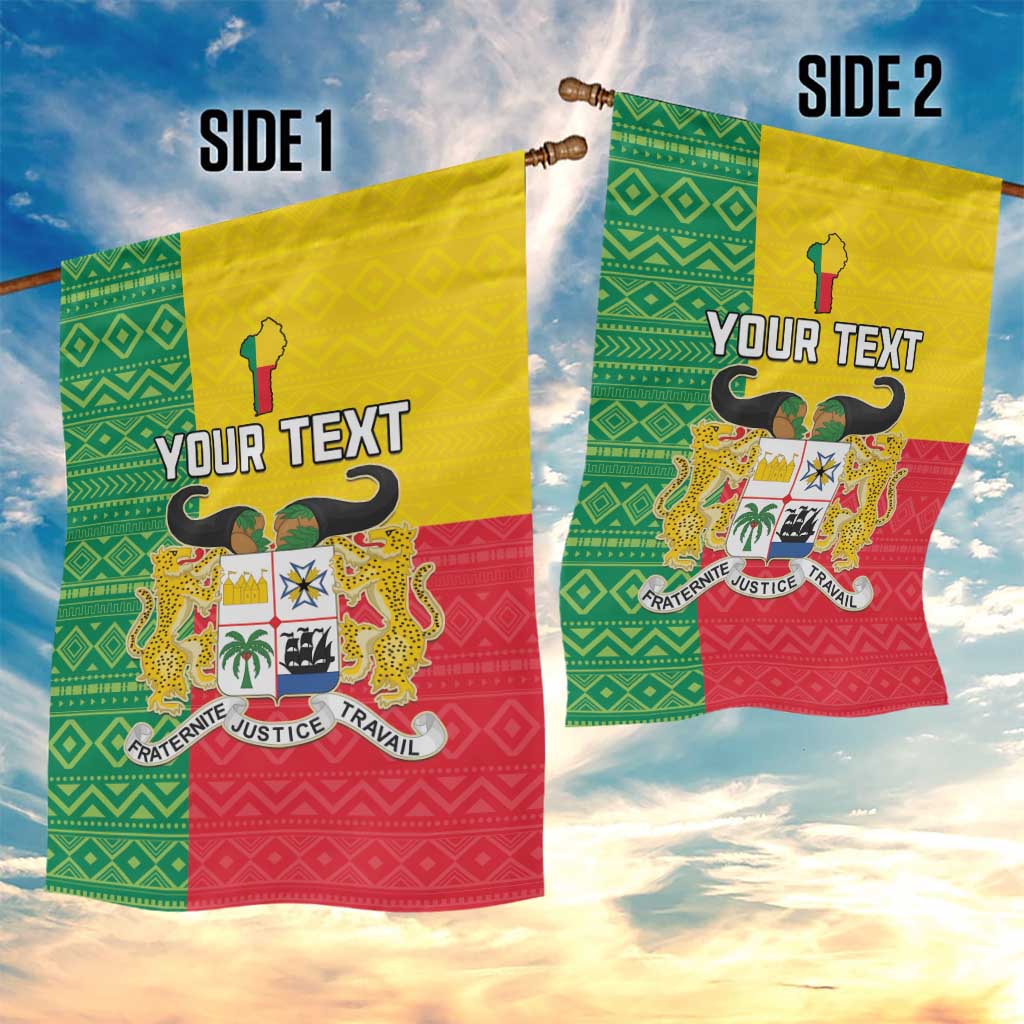 Personalised Afro Benin Garden Flag Flag Style - African Pattern
